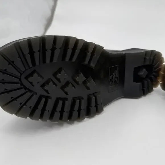 Dr. Martens Unisex Adrian Quad Black Leather Platform Loafers - Size 10 Men's - Picture 14 of 16